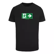 Mens T-Shirt Skate Exit Black