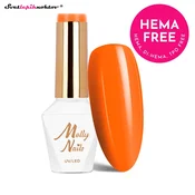 MOLLY NAILS NEON gel lak 283 - Hot Mango