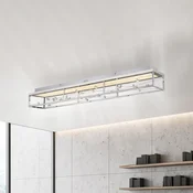 Paul Neuhaus LED-stropna svetilka SKINA, krom, 112 cm, CCT, z daljinskim upravljalnikom za - Dnevna soba/jedilnica - Sodobni - Kovina