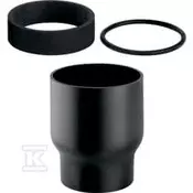 Geberit Toplotno skrčljiva cev HDPE 90x110 z tesnilom, črne barve (HDPE odvodnjavanje)