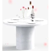Casa Padrino luxury dining table with bioethanol fireplace A� 120 x H. 75 cm - Different Colors - Dining room table - Garden table - Dining room furniture - Garden furniture - Luxury furniture