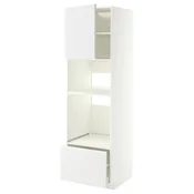 METOD / MAXIMERA Visoki element za ugradne uredaje, bela/Voxtorp matirano bela, 60x60x200 cm