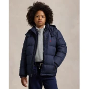 Polo Ralph Lauren za fante. 323969861002 Ripstop puhovka s kapuco iz mornarice (XL), Priložnostno, Reciklirani polister, Trajnostni, Mo