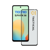 Tactical Glass Shield 5D steklo za Tecno Spark GO 2024 - Črna KP30838