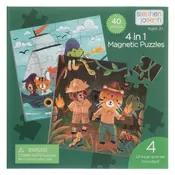 Stephen Joseph 4-stranske magnetne puzzle ZOO
