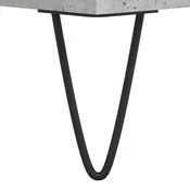 Stolic za kavu boja betona 90 x 60 x 35 cm konstruirano drvo