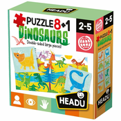 Headu SL: Sestavljanka 8+1 Dinozavri