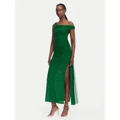 Bardot Večerna obleka Layana 59512DB Zelena Slim Fit
