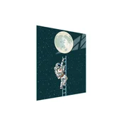 shumee STEKLENA DESKA ZA REZANJE 45x52 MOON