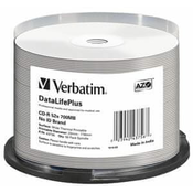Verbatim CD-R(50-vrstični paket)/52x/700MB/ThermoPrint/NoID