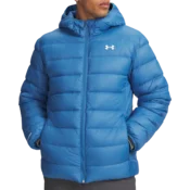 Moška bunda Under Armour  Legend Down Hooded Jacket Aegean Blue / White XXL