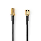 Nedis Antenski kabel | SMA moški | SMA Ženska | Pozlačeno | 50 ohmov | Zaščita z eno lupino | 1,00 m | Okrogla | PVC | Črna | Škatla