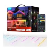 Govee - LED RGBIC Zunanji niz ledenic 10m Wi-Fi Matter IP65