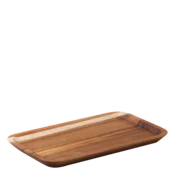 Pladenj pravokotnik velik Agat 30 x 17,5 cm - FLOW Wooden - 593704