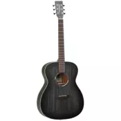 Tanglewood Twbb O | Blackbird Series Orchestra Smokestack Black Satin Acoustic Guitar