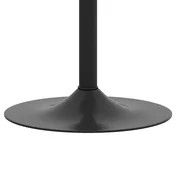 SONNENH Nastavljiva barska stola, 2 v kompletu, rjav tekstil Tech-Stoff, sedež 63–85 cm in 42 x 40 cm, vrtenje 360°, črno podnožje O 44 cm in opora za noge