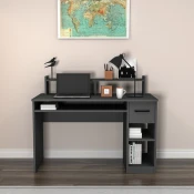 HANAH HOME Radni sto Eslem Anthracite