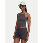 Roxy Top As I Am ERJKT04278 Temno siva Slim Fit