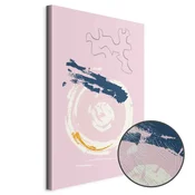 Slika - Pink Accent (1 Part) Vertical 60x90