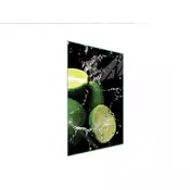 shumee STEKLENA DESKA ZA REZANJE 35x52 LIME