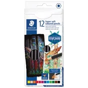 BARVE LESA 12BARV SUPER MEHKA ČRNA OBLIKOVANJE POTOVANJE STAEDTLER 149C C12 BLISTER