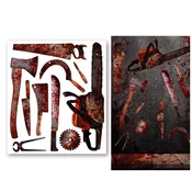 Guirca Namizne nalepke - Bloody Instruments 70 x 80 cm