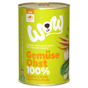 WOW Pur 6 x 400 g - 100% zelenjava in sadje