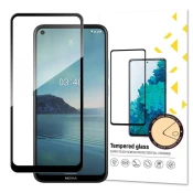 MG Full Glue Super Tough zaščitno steklo za Nokia 3.4, črna