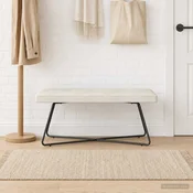 klop Krem 110 x 40 x 45 cm Žamet