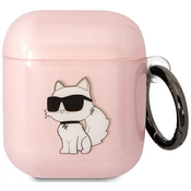 Karl Lagerfeld Airpods 1/2 cover pink Ikonik Choupette (KLA2HNCHTCP)