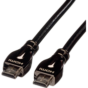 ROLINE Roline HDMI priključni kabel HDMI-A vtič\, HDMI-A vtič 20.00 m črna 11.04.5687 #####4K UHD\, dvojno oklopljen HDMI kabel, (20419263)