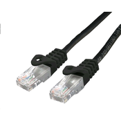 C-TECH Patchcord Cat6, UTP, črn, 5m