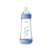 CHICCO Perfect5 silikonska steklenička za dojenčke 300 ml fant