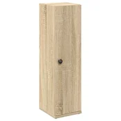 Vidaxl Kopalniška omarica z držalom za zvitke sonoma 20,5x22x72 cm