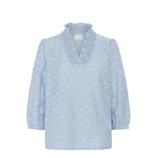 Kaffe Bluza Victoria svetlo modra