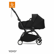 Stokke Ogrodje vozička black frame z new born shell Yoyo black