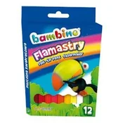 BAMBINO Šolski flomastri BAMBINO, 12 barv