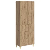 Vidaxl Set omar 2 szt. Artisan hrast 66 x 34,5 x 90 cm Inženirski les