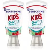 Sensodyne Pronamel Kids otroška zobna pasta 0-6 Years 2x75 ml
