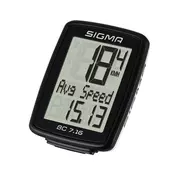 Sigma BC 7.16, brzinomjer za bicikl, crna