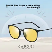 Caponi Unisex naocare za sunce, Crne