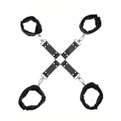 Lisice za vezivanje ruku i nogu Argus Fetish Hogtie, Crne