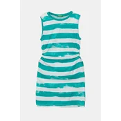 United Colors Of Benetton Poletna obleka 3SL3CV013 Zelena Regular Fit