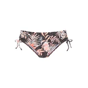 BUFFALO Bikini hlačke temno rjava/breskev/črna/bela