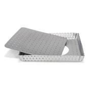Patisse perforiran pekač za kiš z odstranljivim dnom 21 x 21 cm Silver-top P03581