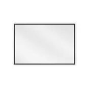 Mexen Loft pravokotno kopalniško ogledalo 60 x 40 cm, črn okvir - 9852-060-040-000-70