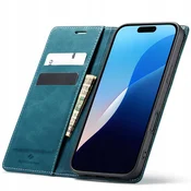 Spacecase SPACECASE WALLET OVITEK ZA IPHONE 16 PRO MODER OVITEK KOMPATIBIL, (21967531)