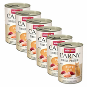 Animonda Carny Adult Single Protein - puran 6x400 g