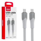 slomart AMiO USB-C v USB-C kabel 60W, 100cm, FullLink