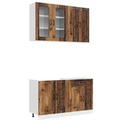 Kuhinjska jedinica KALMAR 4 pcs Staro drvo Konstruirano drvo